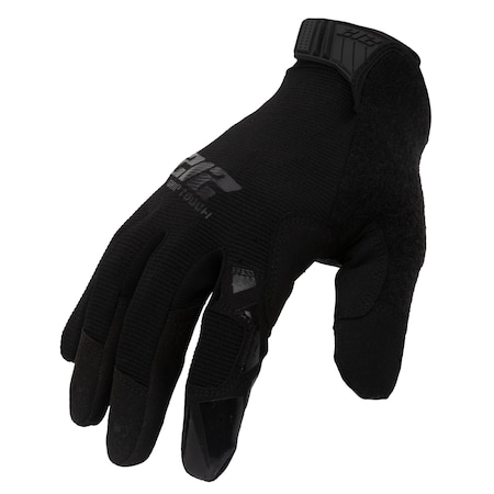 212 Performance GSA Compliant Silicone Grip Touch-Screen Compatible Mechanic Gloves in Black, Medium, PR MGGCGSA0509